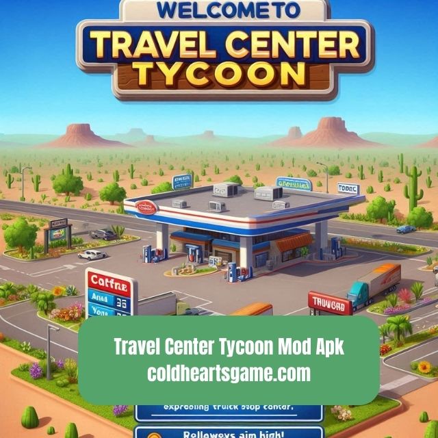 travel center tycoon mod apk unlimited money and gems